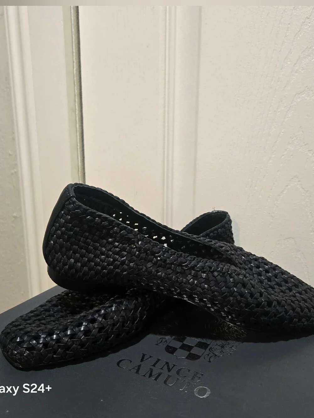 The Mylie Ballet Flat in Handwoven Leather